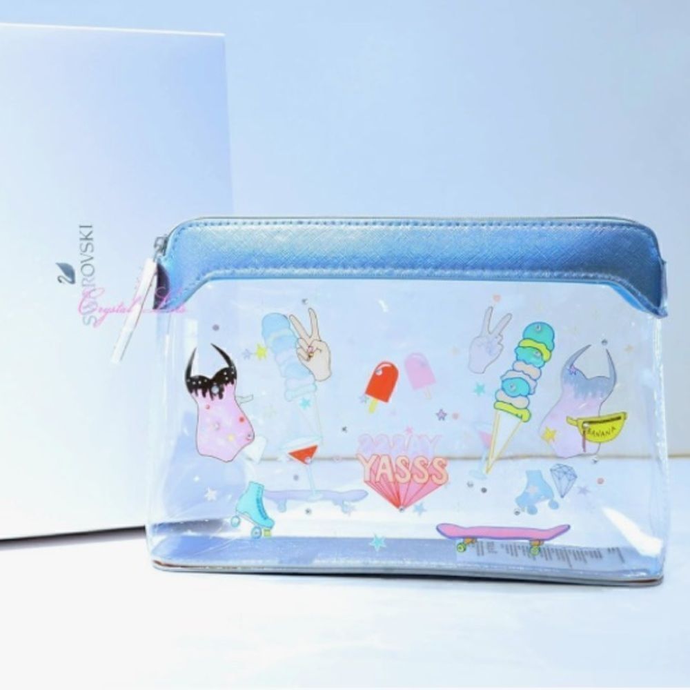 Swarovski Summer Beach Pouch Bag Travel Case
New in original box